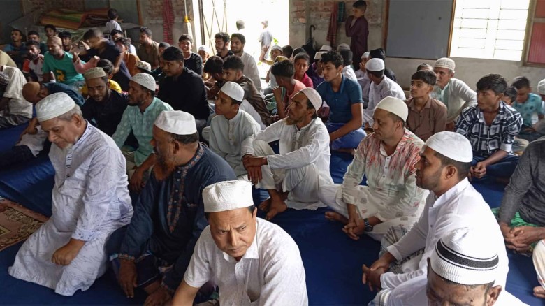 তিতাসের মাছিমপুর আল আমিন জামে মসজিদের বছর পূর্তি ও নতুন কমিট