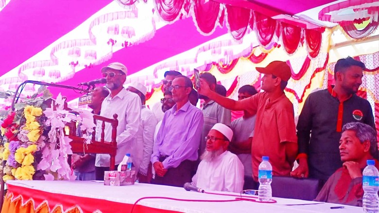 সরিষাবাড়ীতে বাদশা মাস্টার স্মরণ সভা অনুষ্ঠিত।