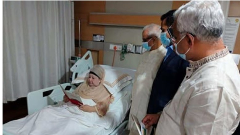 জুলাই সনদ স্বাক্ষর অনুষ্ঠানে খালেদা জিয়া ও তারেক রহমানকে আমন