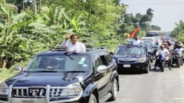 নড়াইলে বিএনপির সভাপতি  সেক্রেটারির ধানের শীষের প্রচারে